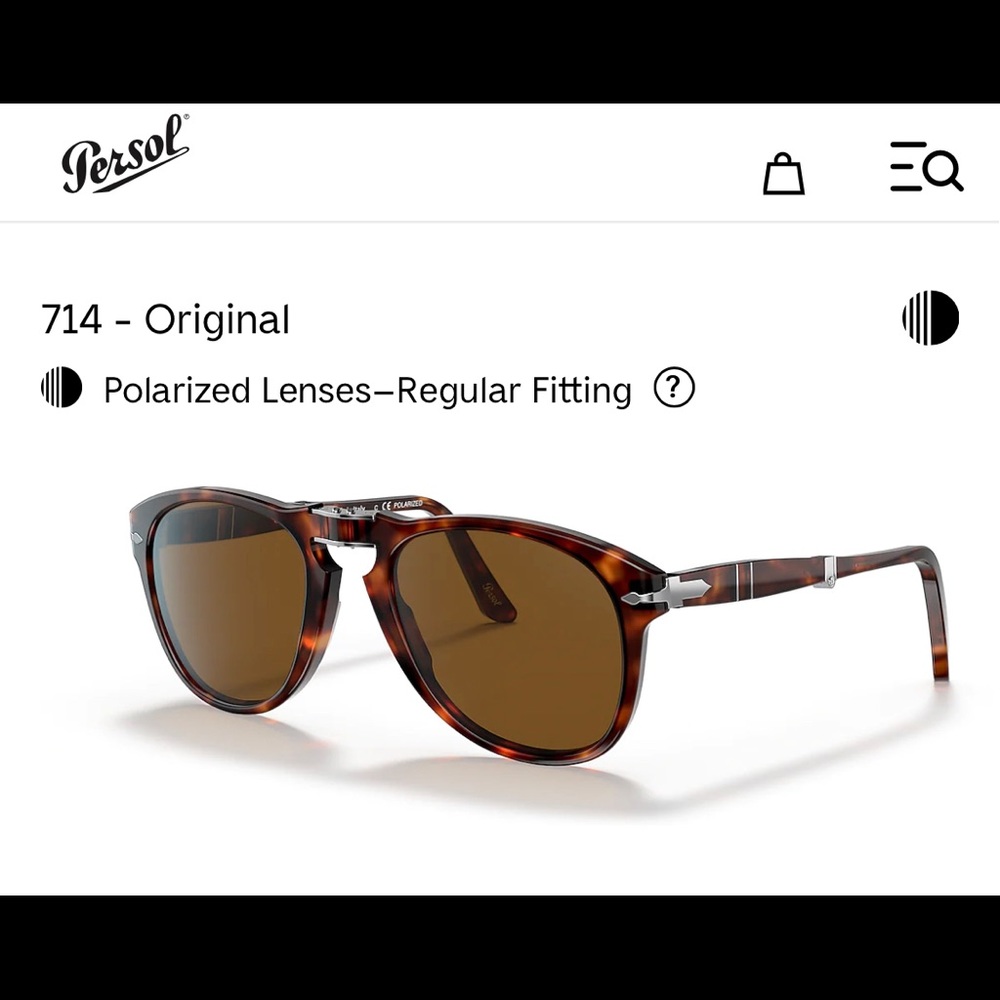 Persol Foldable 714 - Original | Havana w/Polarized Brown Lenses